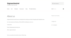 Desktop Screenshot of orgmanchemical.com
